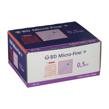 ΣΥΡΙΓΓΕΣ BD 0.5ML ΙΝΣΟΥΛ G30 ΦΑΚ